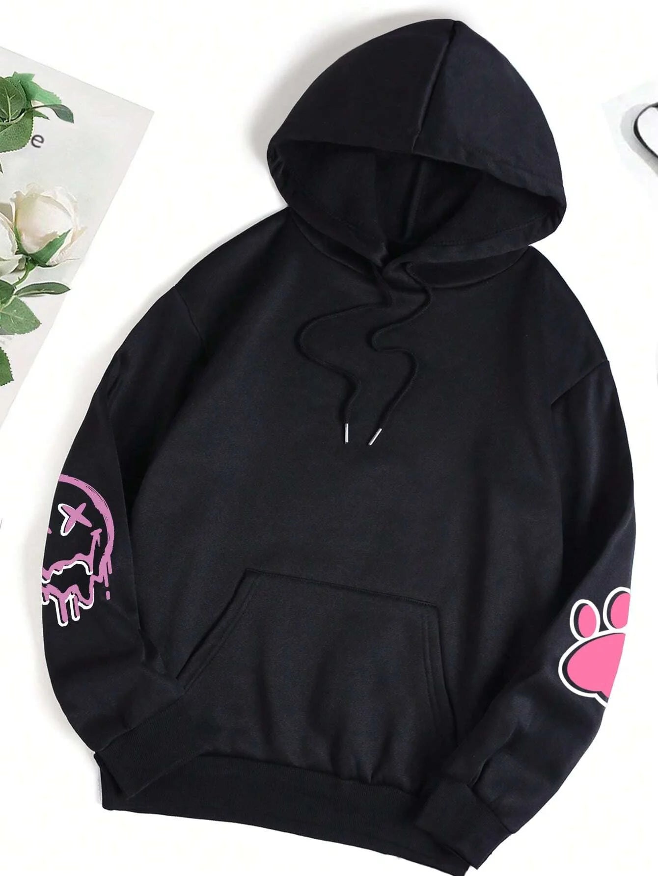 Hip Hop Street Casual Printed Female Hoodies