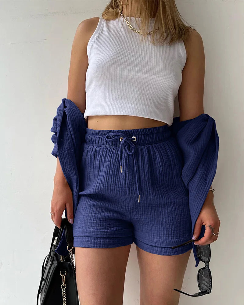 Hot Summer Shorts Set