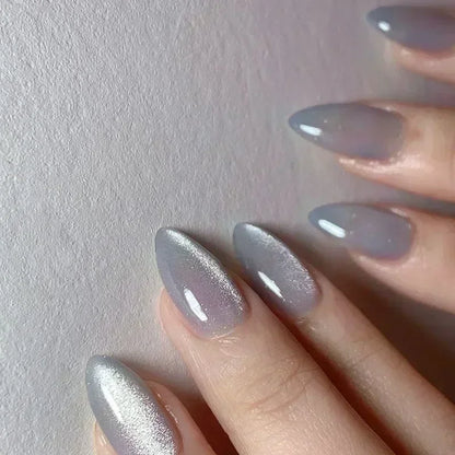 24pcs/Box Long Coffin False Press on Nails