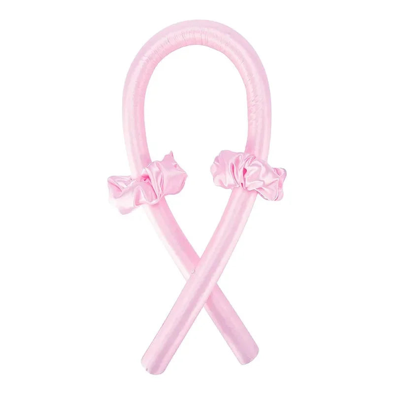 Heatless Curling Rod Headband No Heat Silk Curls Ribbon Hair Rollers Sleeping Soft Headband Lazy Hair Curlers Hair Styling Tools. Overnight Heatless Curling Set with Hair Scrunchies and Clip