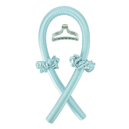 Heatless Curling Rod Headband No Heat Silk Curls Ribbon Hair Rollers Sleeping Soft Headband Lazy Hair Curlers Hair Styling Tools. Overnight Heatless Curling Set with Hair Scrunchies and Clip