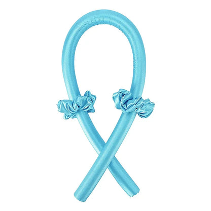 Heatless Curling Rod Headband No Heat Silk Curls Ribbon Hair Rollers Sleeping Soft Headband Lazy Hair Curlers Hair Styling Tools. Overnight Heatless Curling Set with Hair Scrunchies and Clip