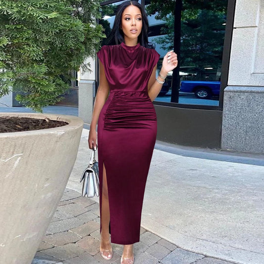 City Mood Velvet Maxi Dress