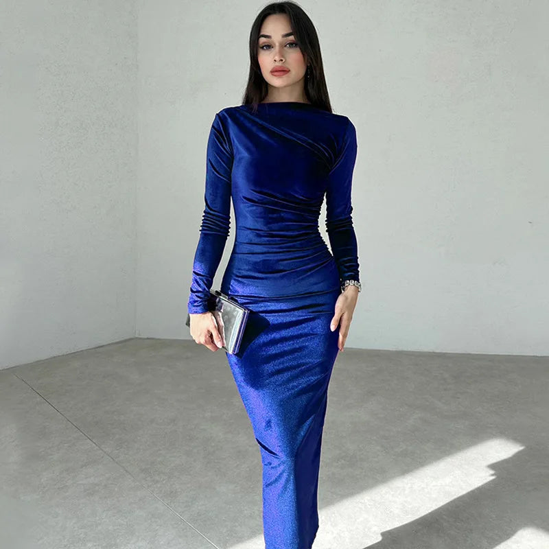 Making Moves Long Sleeve Midi Dress