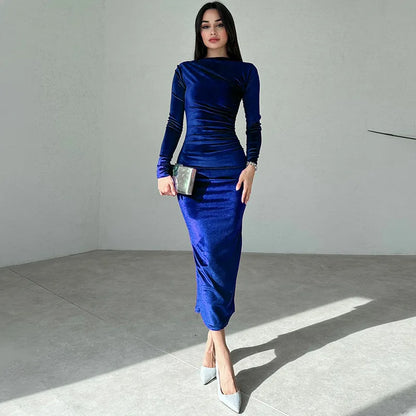 Making Moves Long Sleeve Midi Dress