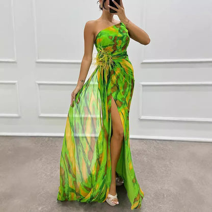 Natalia Slit Cut Maxi Dress