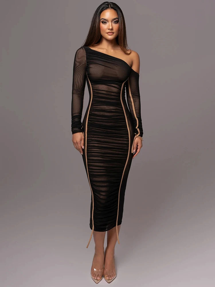 Analise Bandage Midi Dress