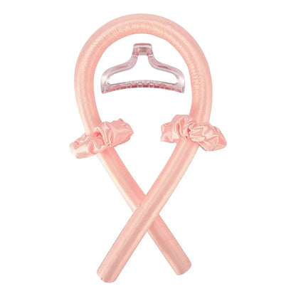 Heatless Curling Rod Headband No Heat Silk Curls Ribbon Hair Rollers Sleeping Soft Headband Lazy Hair Curlers Hair Styling Tools. Overnight Heatless Curling Set with Hair Scrunchies and Clip