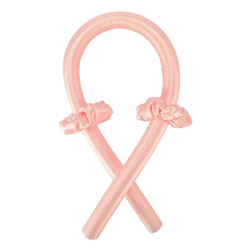 Heatless Curling Rod Headband No Heat Silk Curls Ribbon Hair Rollers Sleeping Soft Headband Lazy Hair Curlers Hair Styling Tools. Overnight Heatless Curling Set with Hair Scrunchies and Clip