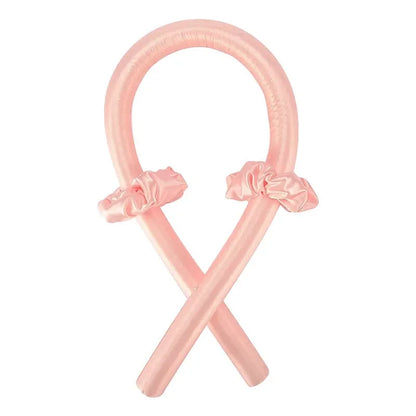Heatless Curling Rod Headband No Heat Silk Curls Ribbon Hair Rollers Sleeping Soft Headband Lazy Hair Curlers Hair Styling Tools. Overnight Heatless Curling Set with Hair Scrunchies and Clip