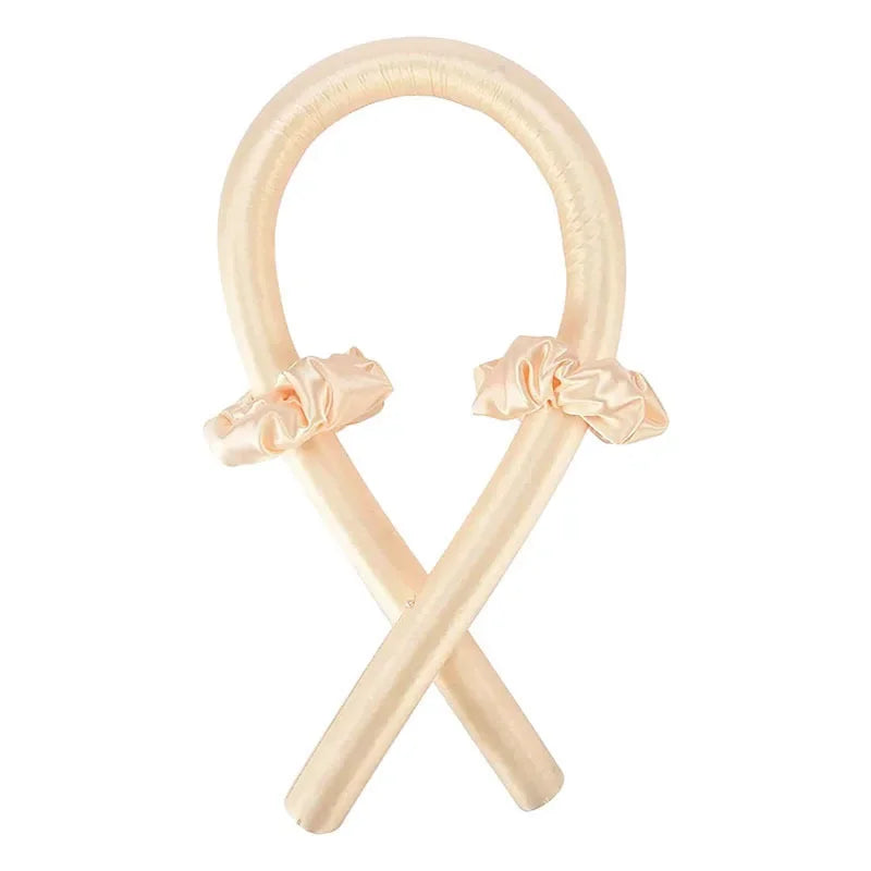 Heatless Curling Rod Headband No Heat Silk Curls Ribbon Hair Rollers Sleeping Soft Headband Lazy Hair Curlers Hair Styling Tools. Overnight Heatless Curling Set with Hair Scrunchies and Clip