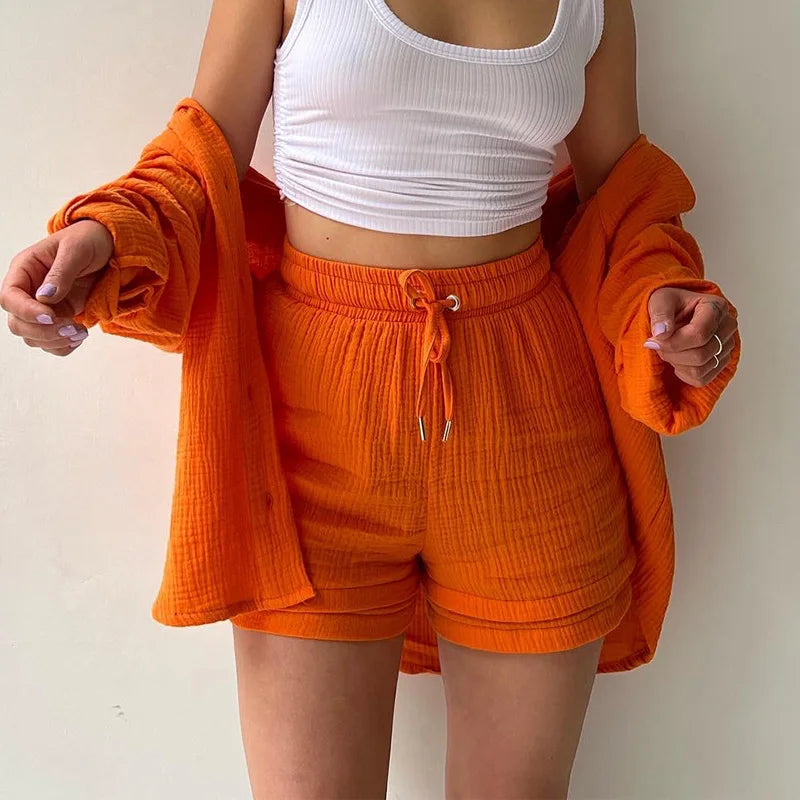 Hot Summer Shorts Set