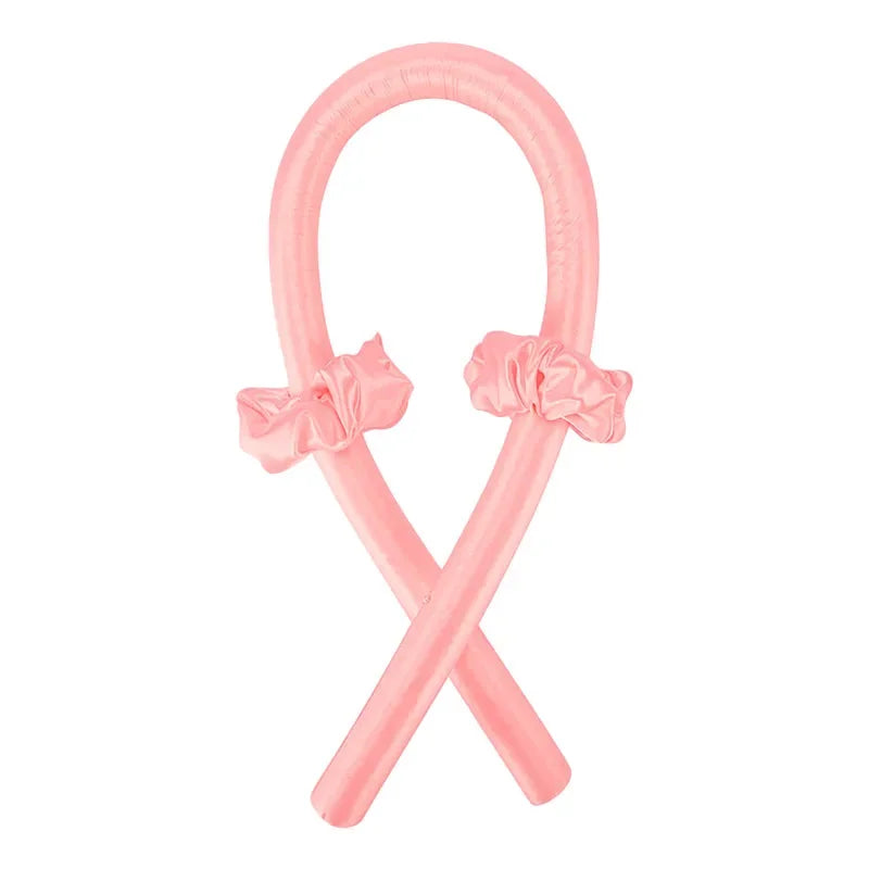 Heatless Curling Rod Headband No Heat Silk Curls Ribbon Hair Rollers Sleeping Soft Headband Lazy Hair Curlers Hair Styling Tools. Overnight Heatless Curling Set with Hair Scrunchies and Clip