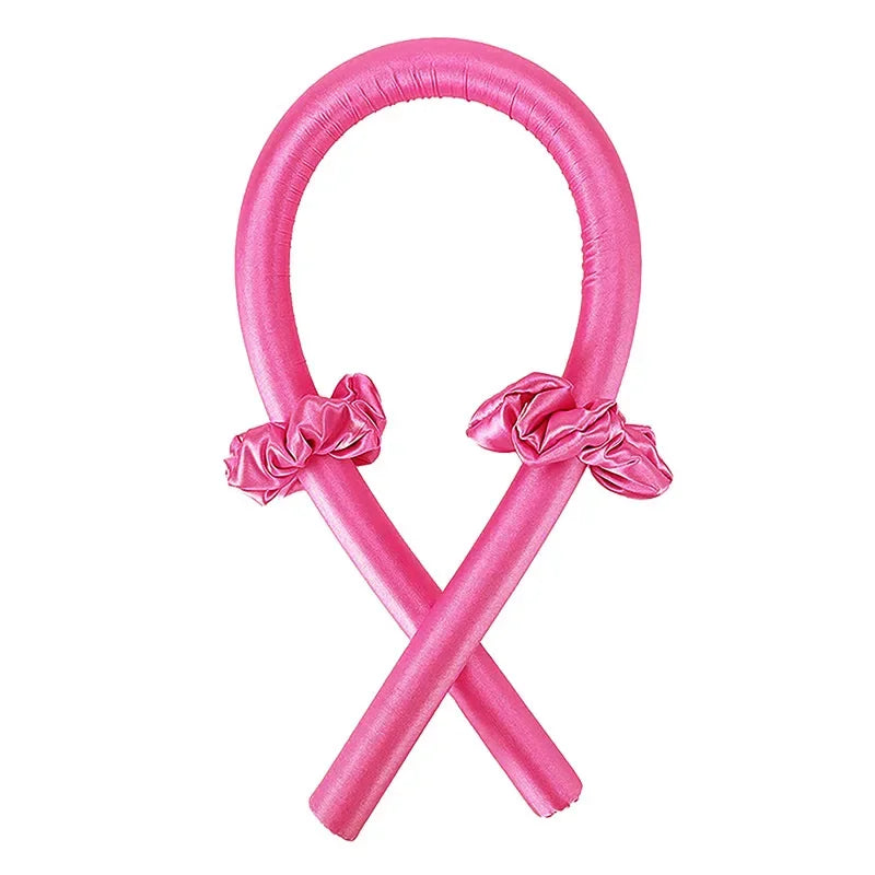 Heatless Curling Rod Headband No Heat Silk Curls Ribbon Hair Rollers Sleeping Soft Headband Lazy Hair Curlers Hair Styling Tools. Overnight Heatless Curling Set with Hair Scrunchies and Clip