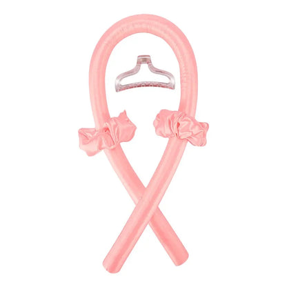 Heatless Curling Rod Headband No Heat Silk Curls Ribbon Hair Rollers Sleeping Soft Headband Lazy Hair Curlers Hair Styling Tools. Overnight Heatless Curling Set with Hair Scrunchies and Clip